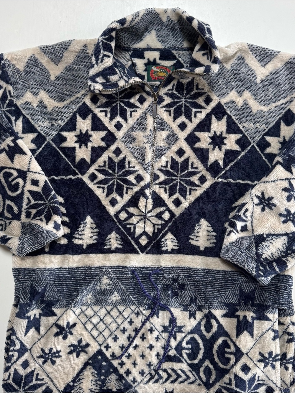 VINTAGE Women’s Half-Zip Pullover Sweater